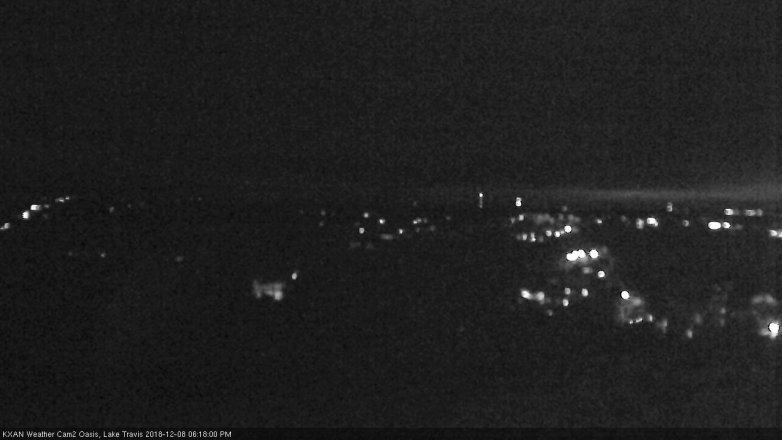 Lake Travis webcam, December 8, 2018 5:20 PM CT