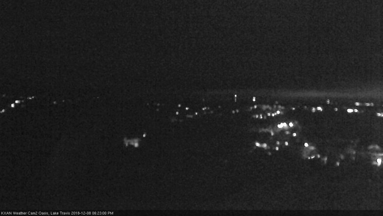 Lake Travis webcam, December 8, 2018 5:25 PM CT