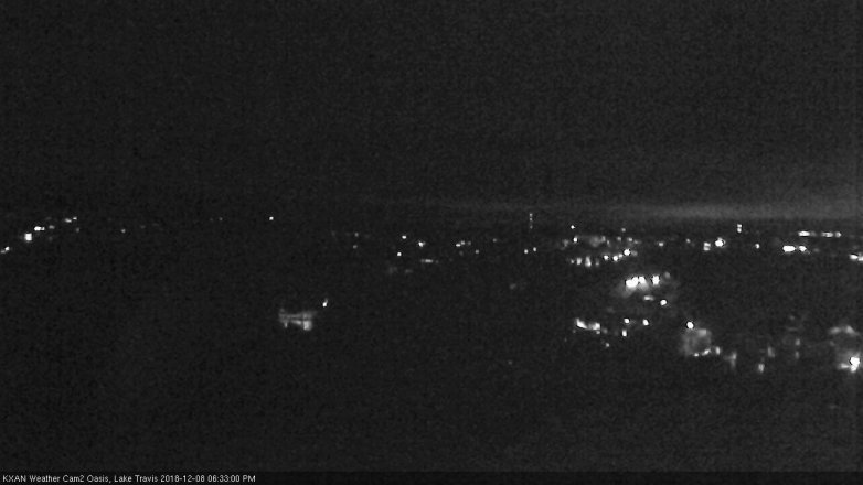 Lake Travis webcam, December 8, 2018 5:35 PM CT