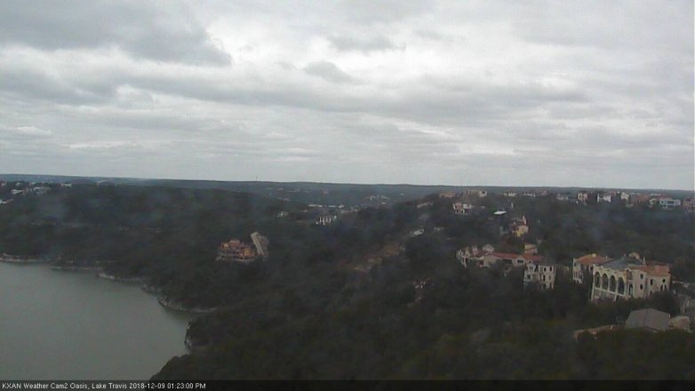 Lake Travis webcam, December 9, 2018 12:25 PM CT