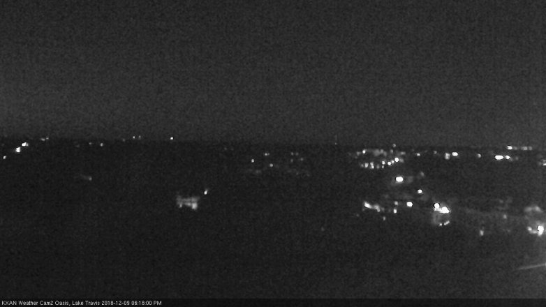 Lake Travis webcam, December 9, 2018 5:20 PM CT