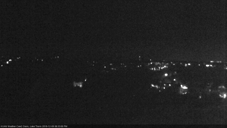 Lake Travis webcam, December 9, 2018 5:35 PM CT