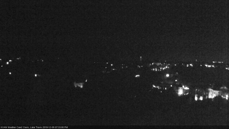 Lake Travis webcam, December 9, 2018 6:35 PM CT