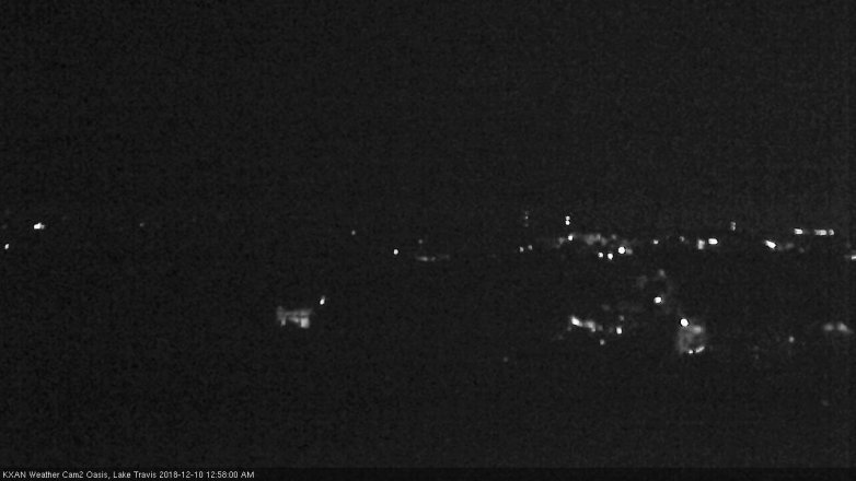 Lake Travis webcam, December 9, 2018 12:00 AM CT