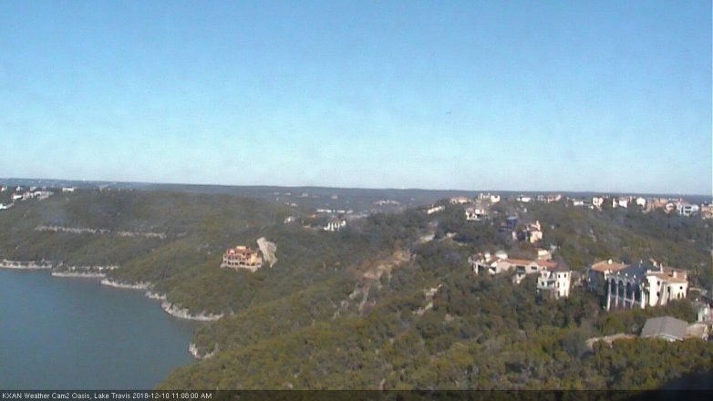 Lake Travis webcam, December 10, 2018 10:10 AM CT