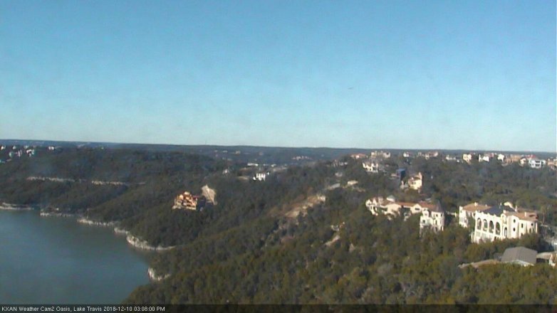 Lake Travis webcam, December 10, 2018 2:10 PM CT