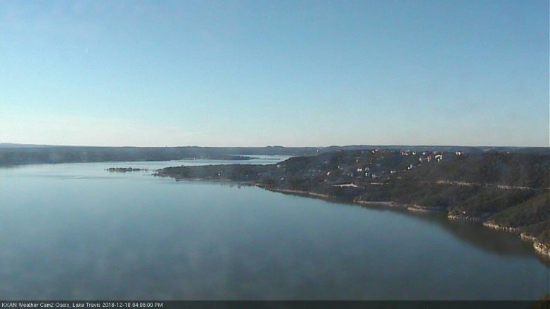 Lake Travis webcam, December 10, 2018 3:10 PM CT