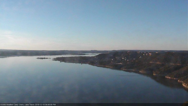Lake Travis webcam, December 10, 2018 3:50 PM CT