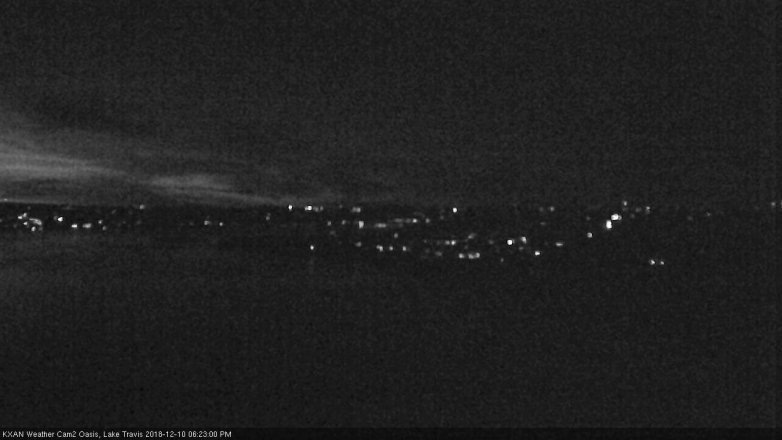 Lake Travis webcam, December 10, 2018 5:25 PM CT