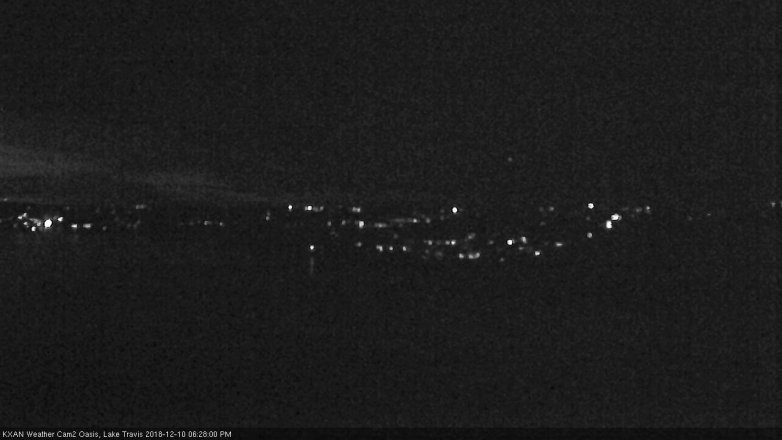 Lake Travis webcam, December 10, 2018 5:30 PM CT