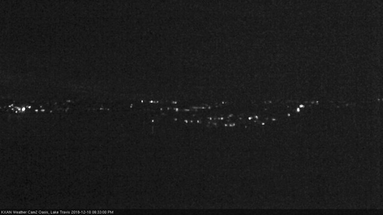 Lake Travis webcam, December 10, 2018 5:35 PM CT