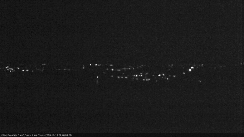 Lake Travis webcam, December 10, 2018 5:50 PM CT