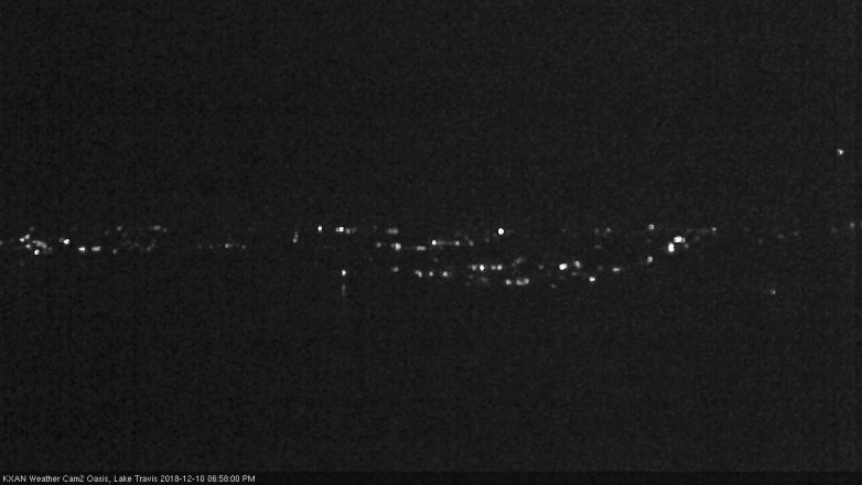 Lake Travis webcam, December 10, 2018 6:00 PM CT