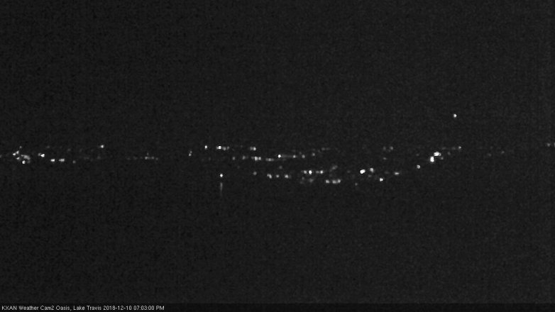 Lake Travis webcam, December 10, 2018 6:05 PM CT