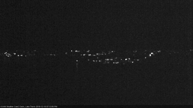 Lake Travis webcam, December 10, 2018 6:15 PM CT