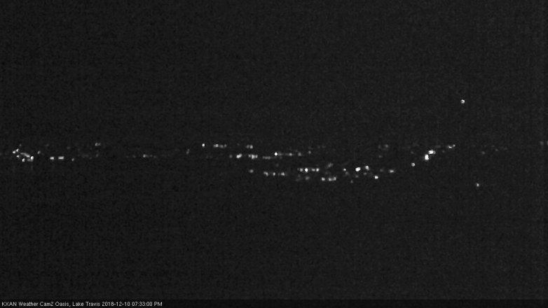 Lake Travis webcam, December 10, 2018 6:35 PM CT