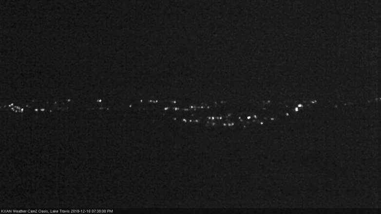 Lake Travis webcam, December 10, 2018 6:40 PM CT