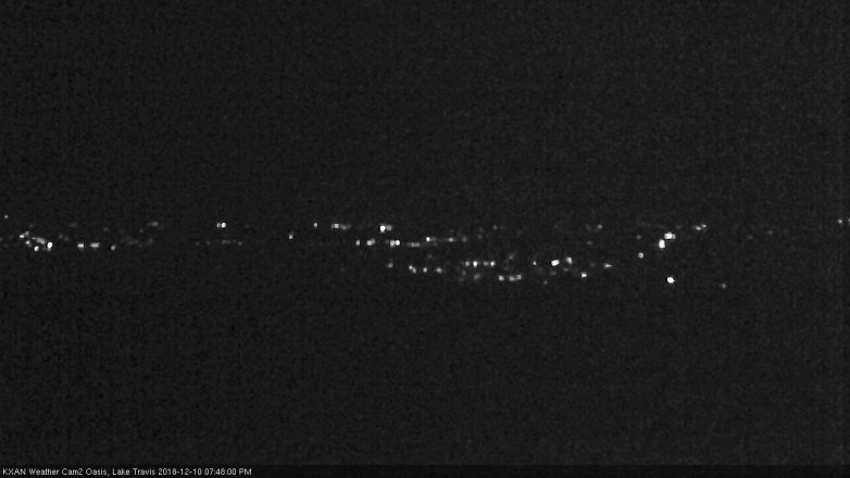 Lake Travis webcam, December 10, 2018 6:50 PM CT