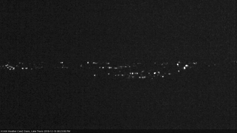 Lake Travis webcam, December 10, 2018 7:25 PM CT