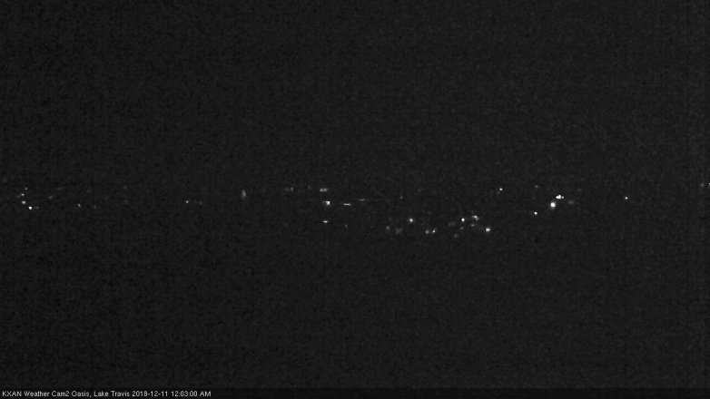 Lake Travis webcam, December 10, 2018 11:05 PM CT