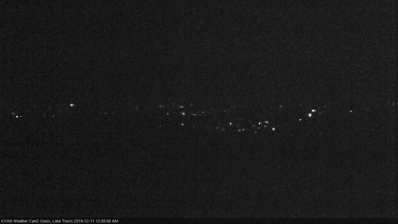 Lake Travis webcam, December 10, 2018 11:10 PM CT