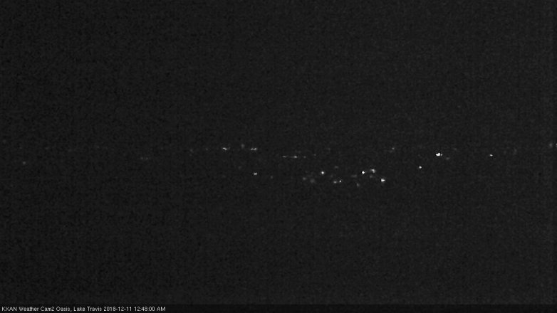 Lake Travis webcam, December 10, 2018 11:50 PM CT