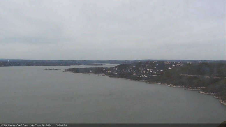 Lake Travis webcam, December 11, 2018 11:10 AM CT
