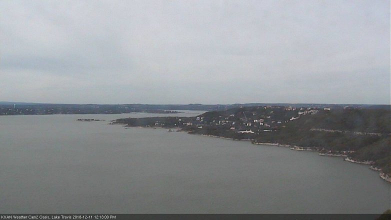 Lake Travis webcam, December 11, 2018 11:15 AM CT