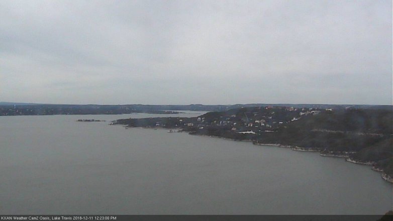 Lake Travis webcam, December 11, 2018 11:25 AM CT