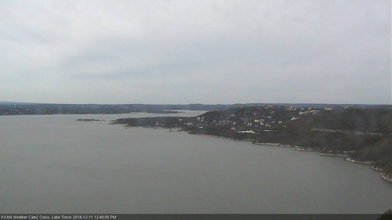 Lake Travis webcam, December 11, 2018 11:50 AM CT