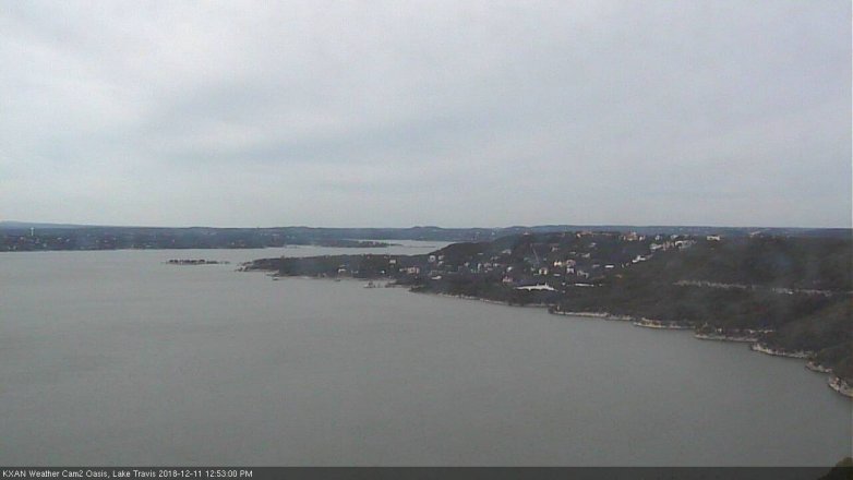Lake Travis webcam, December 11, 2018 11:55 AM CT