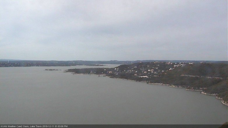 Lake Travis webcam, December 11, 2018 12:05 PM CT