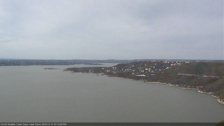 Lake Travis webcam, December 11, 2018 12:15 PM CT