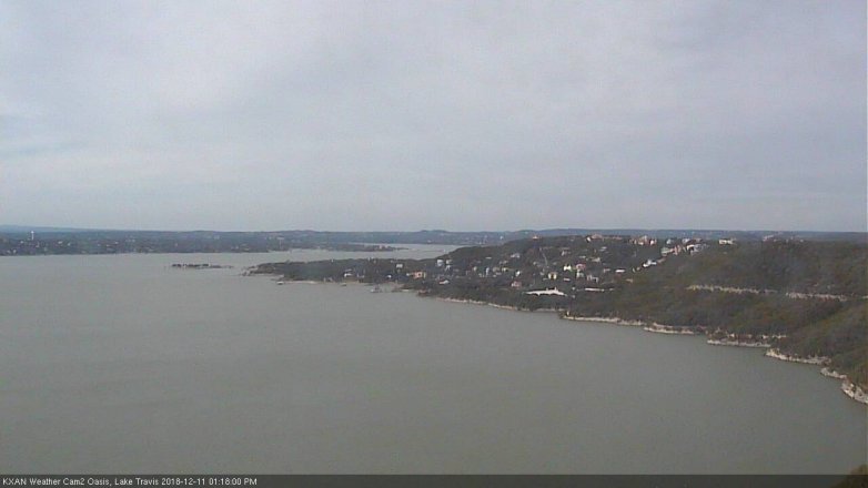 Lake Travis webcam, December 11, 2018 12:20 PM CT