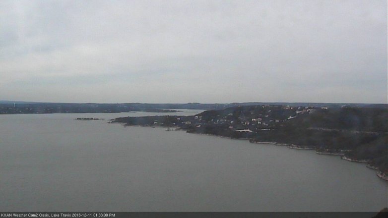 Lake Travis webcam, December 11, 2018 12:35 PM CT