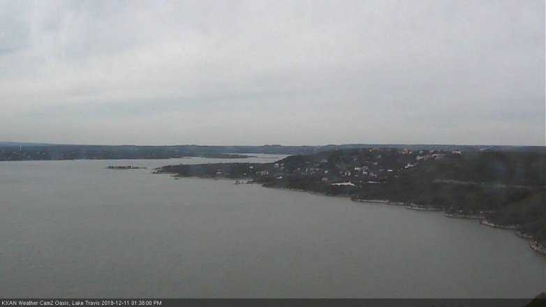 Lake Travis webcam, December 11, 2018 12:40 PM CT