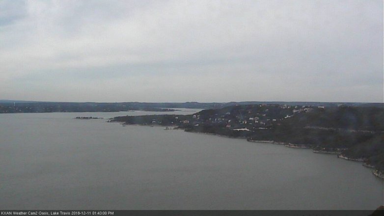 Lake Travis webcam, December 11, 2018 12:45 PM CT