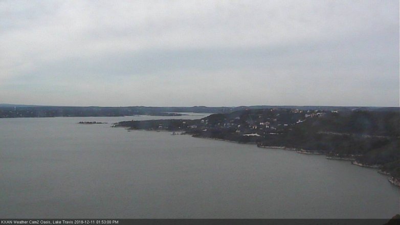 Lake Travis webcam, December 11, 2018 12:55 PM CT