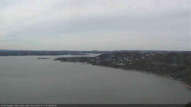 Lake Travis webcam, December 11, 2018 1:00 PM CT