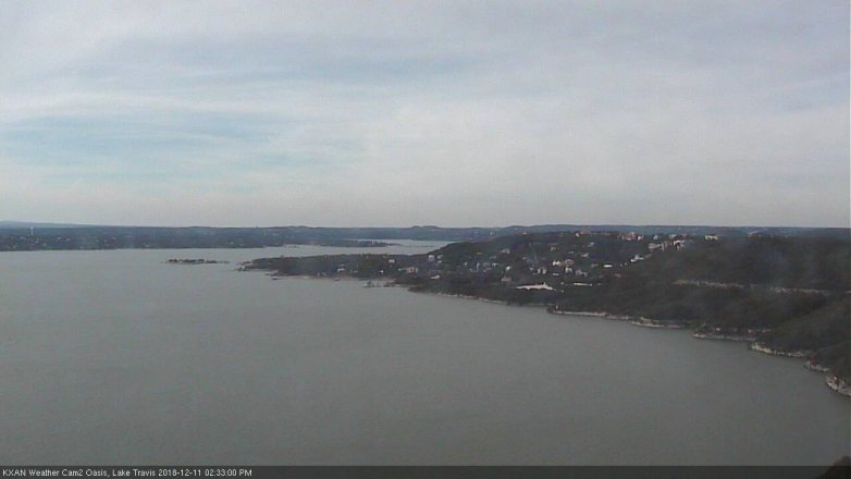 Lake Travis webcam, December 11, 2018 1:35 PM CT
