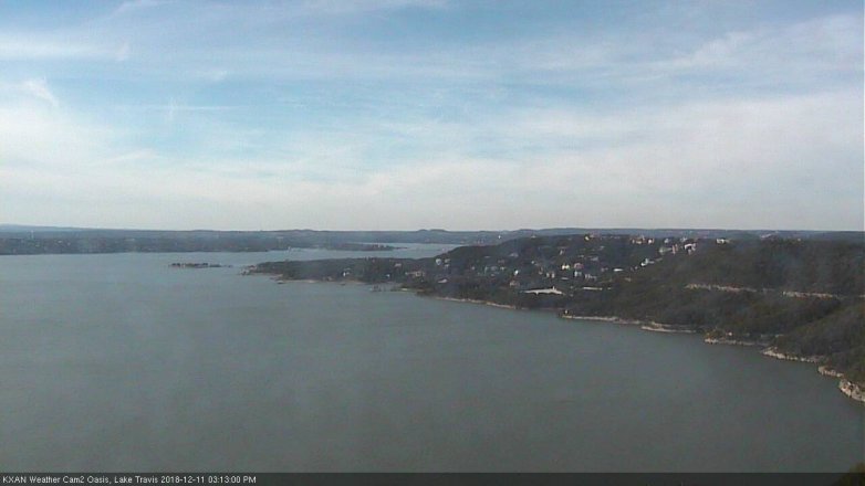Lake Travis webcam, December 11, 2018 2:15 PM CT