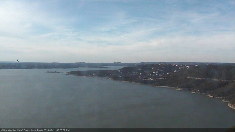Lake Travis webcam, December 11, 2018 2:30 PM CT