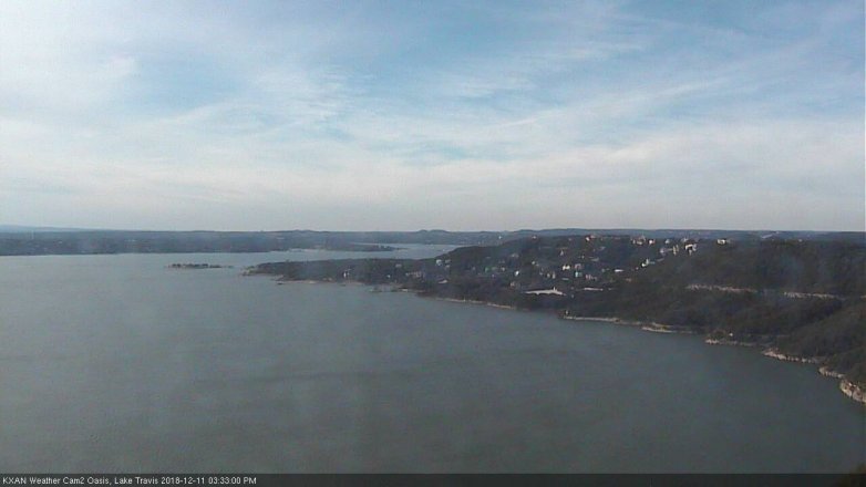 Lake Travis webcam, December 11, 2018 2:35 PM CT