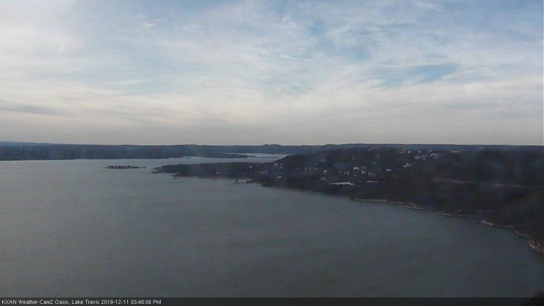 Lake Travis webcam, December 11, 2018 2:50 PM CT