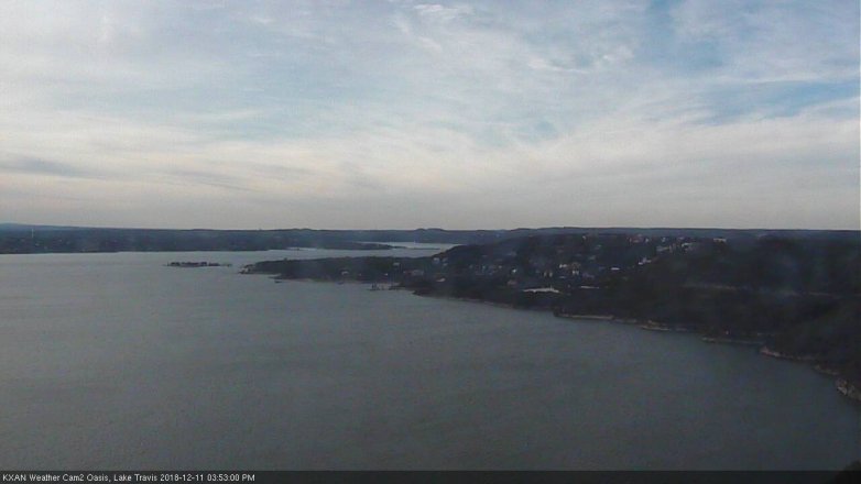 Lake Travis webcam, December 11, 2018 2:55 PM CT