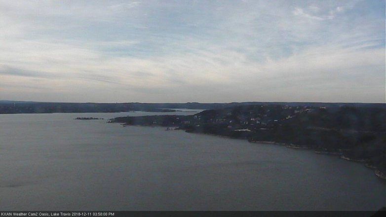 Lake Travis webcam, December 11, 2018 3:00 PM CT