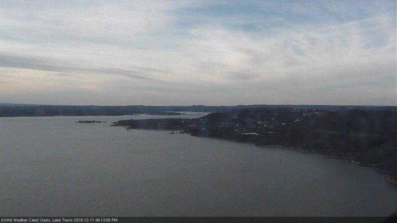 Lake Travis webcam, December 11, 2018 3:15 PM CT