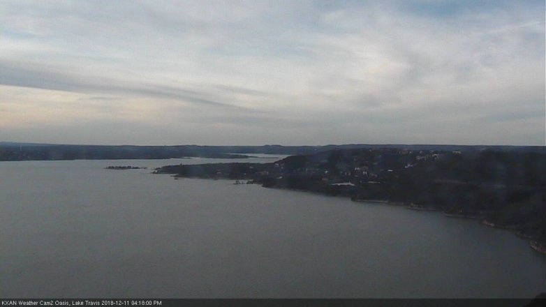 Lake Travis webcam, December 11, 2018 3:20 PM CT