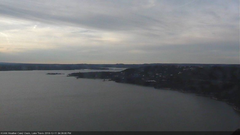 Lake Travis webcam, December 11, 2018 3:40 PM CT
