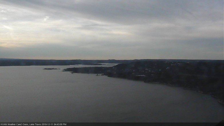 Lake Travis webcam, December 11, 2018 3:45 PM CT